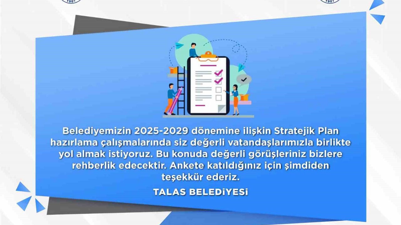 Talas’ta stratejik planlama için anket