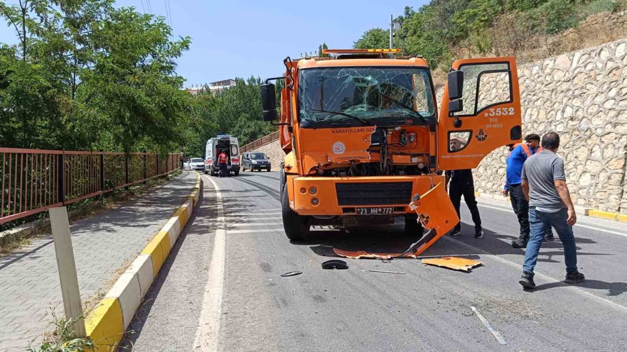 Tunceli’de trafik kazası: 1 yaralı