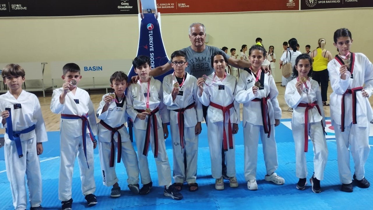 Köyceğizli Taekwondocular 5 birincilik 3 ikincilik kazandı