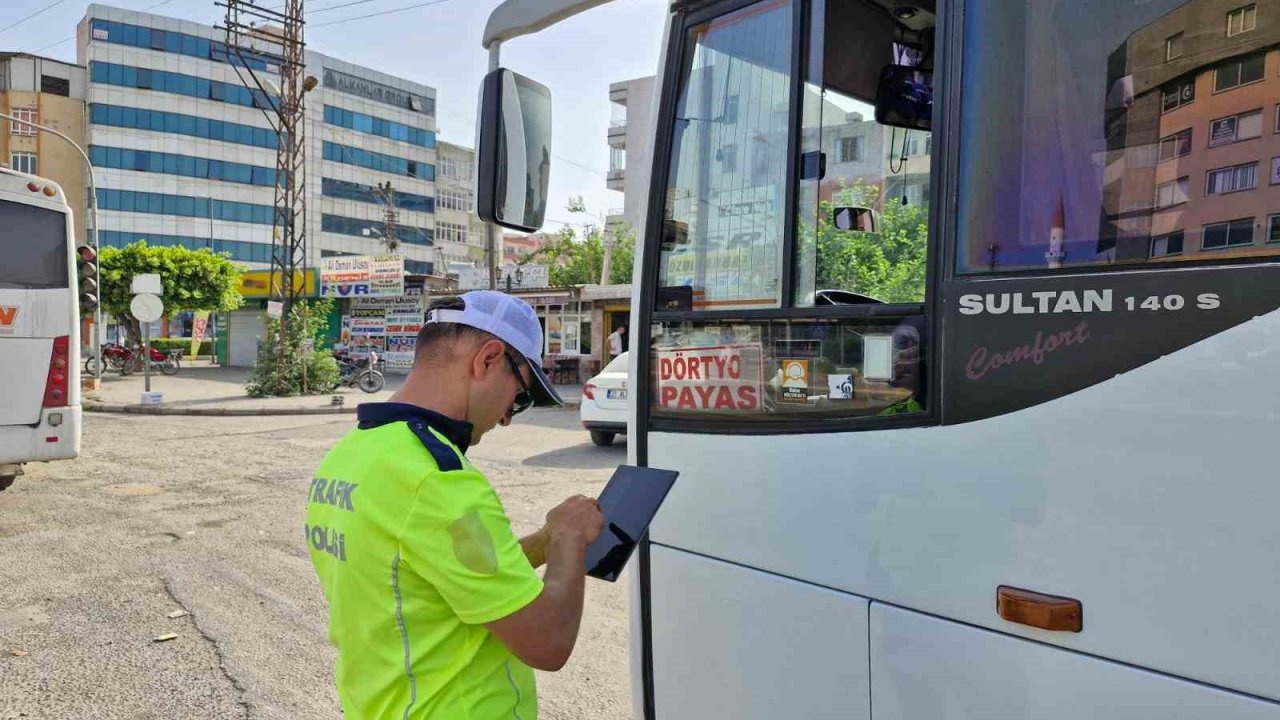 Payas’ta Kurban Bayramı öncesi trafik denetimi