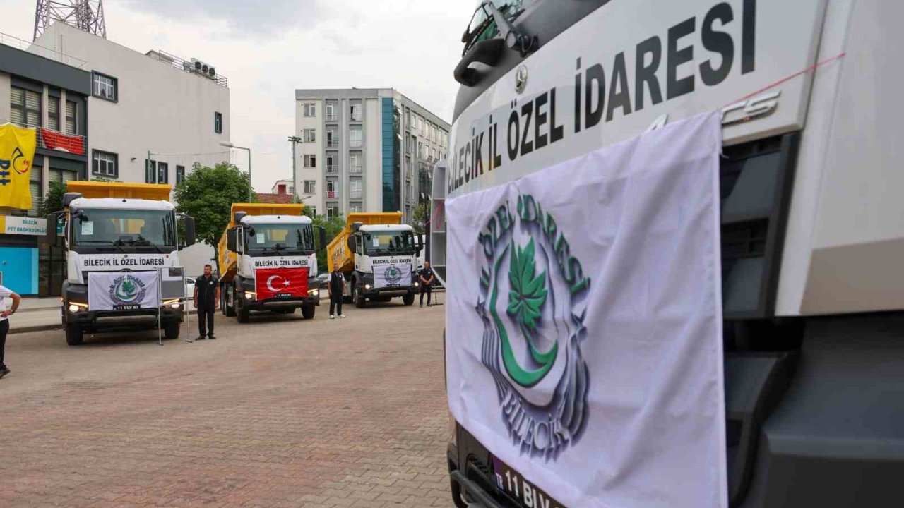 Bilecik İl Özel İdaresinin araç filosuna yenileri eklendi