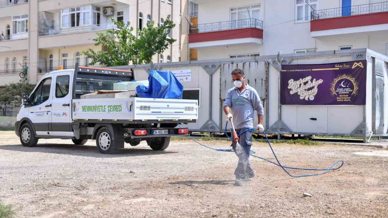 Mersin’de kent temizliği bayram boyunca sürecek