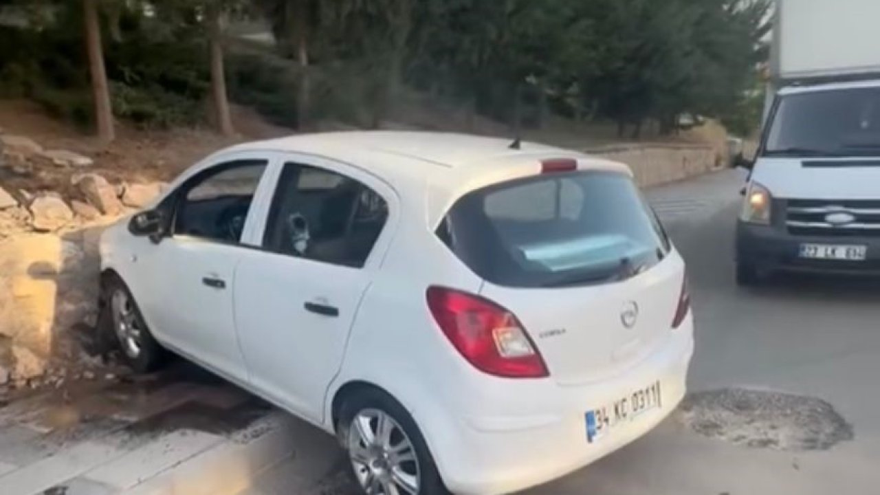 Elazığ’da otomobil duvara çarptı: 1 yaralı