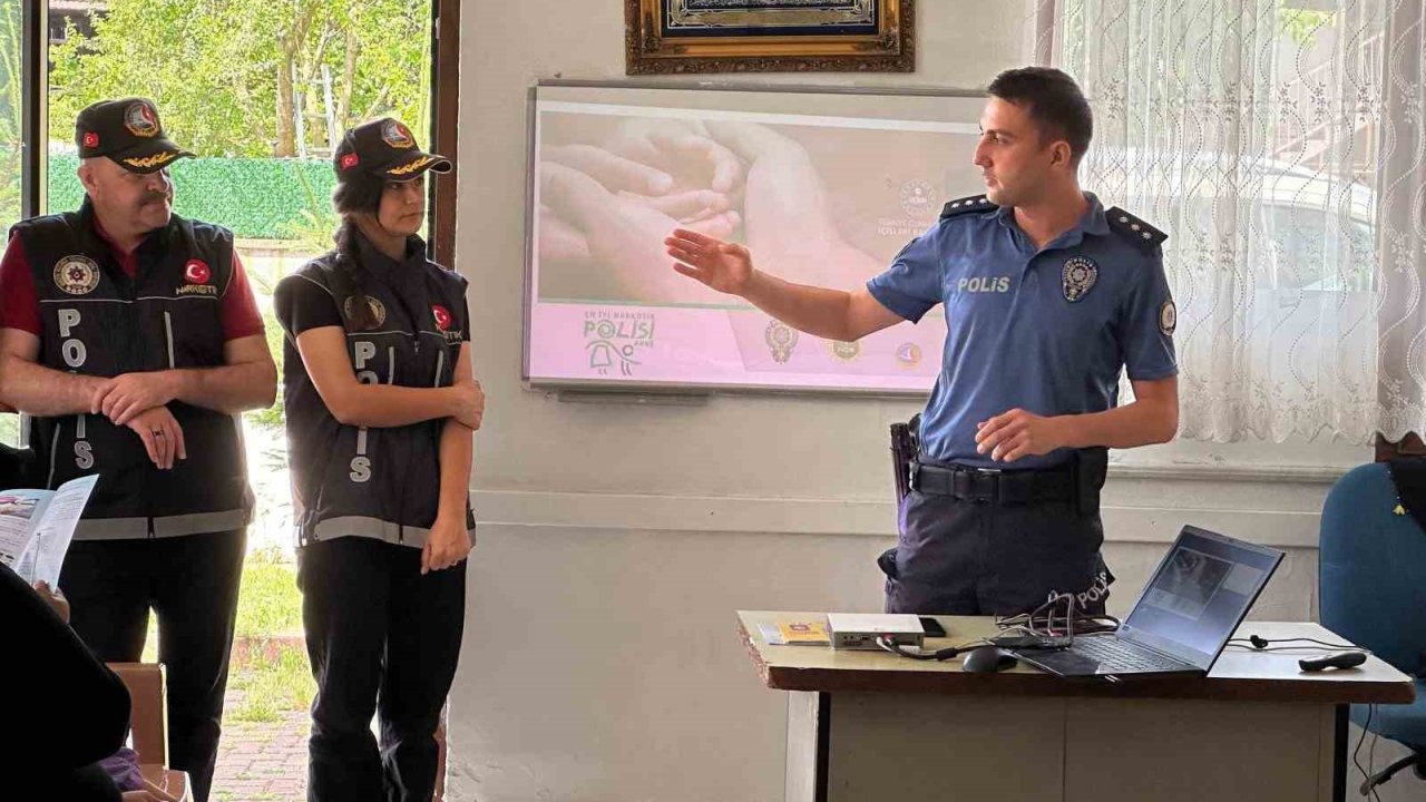 Narko Polislerinden annelere eğitim