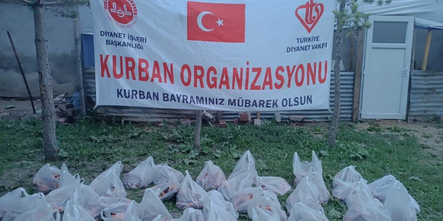 Kars'ta Kurban Emanetleri Sahiplerine Ulaştırıldı