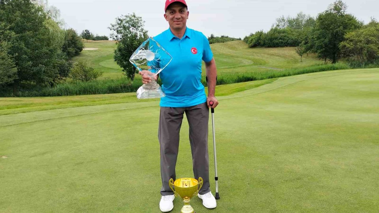 Milli golfçü Mehmet Kazan Çekya’da şampiyon oldu