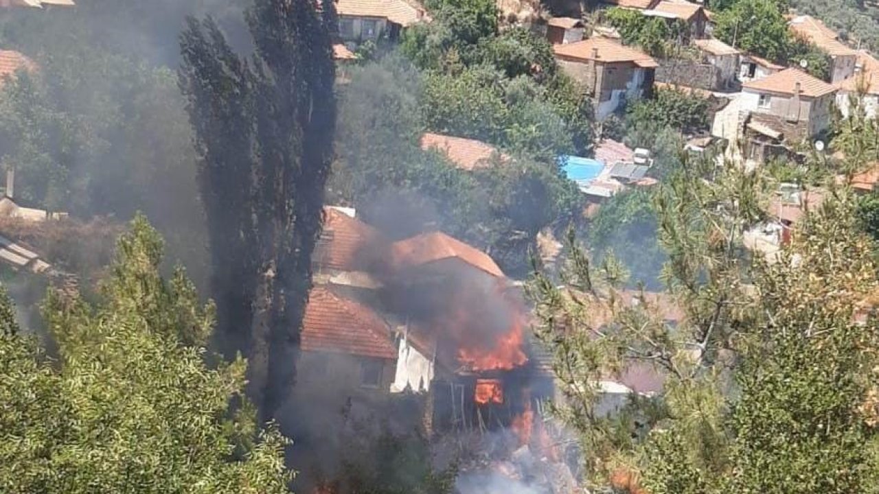 Aydın’da iki ayrı noktada yangın çıktı