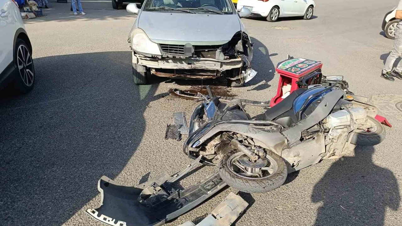 Siirt’te otomobilin çarptığı motosiklet sürücüsü yaralandı