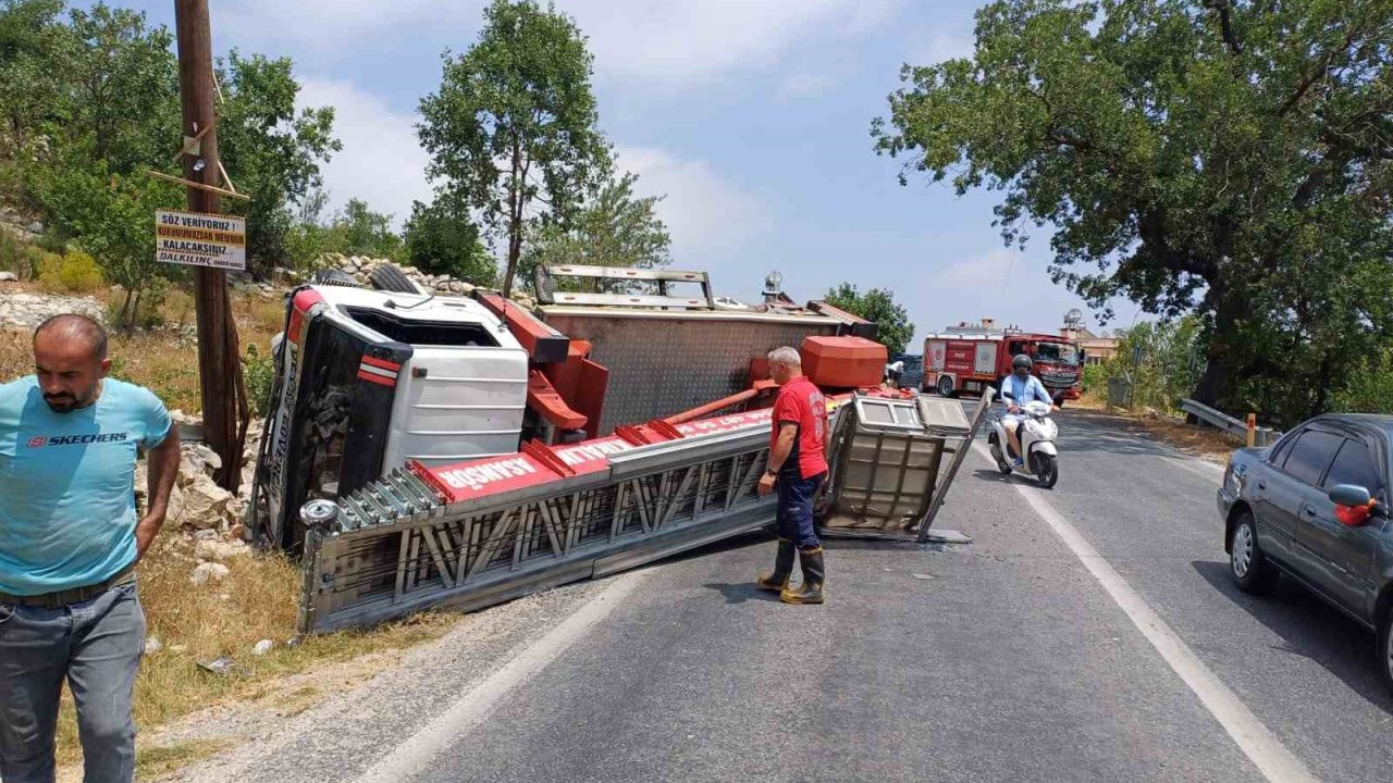 Çamlıyayla yolunda kaza: 1 yaralı