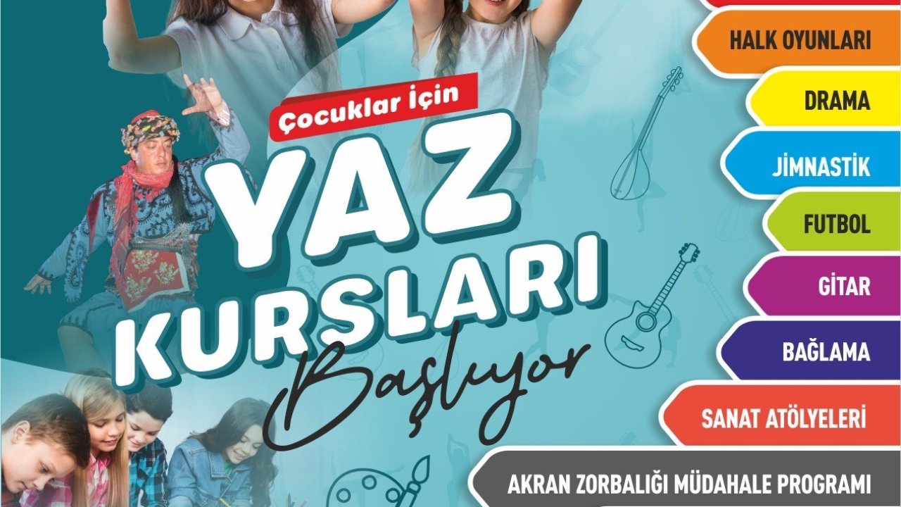 Efeler Belediyesi yaz kursları başlıyor