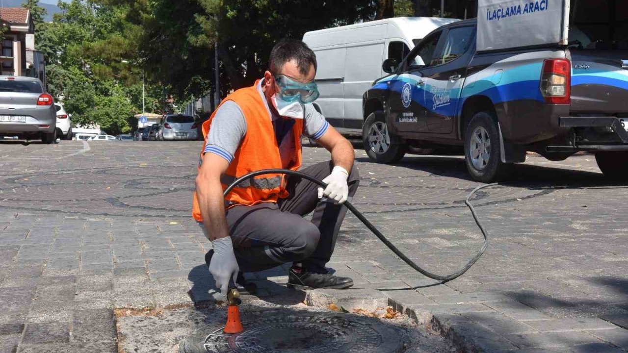 Yıldırım’da ilaçlama çalışmaları devam ediyor