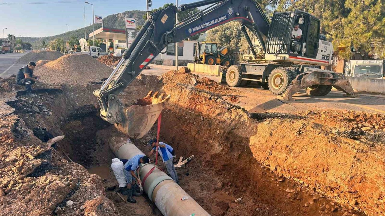 Bodrum’da arızalanan hatlara müdahale sürüyor