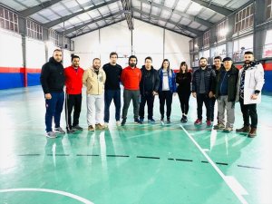 Erzurum'da yurtta kalan öğrencilere sporcu yetenek taraması