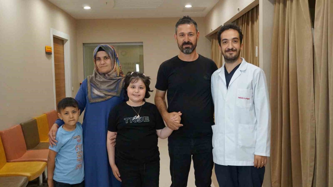 Depremzede çocuk Medical Point’te sağlığına kavuştu