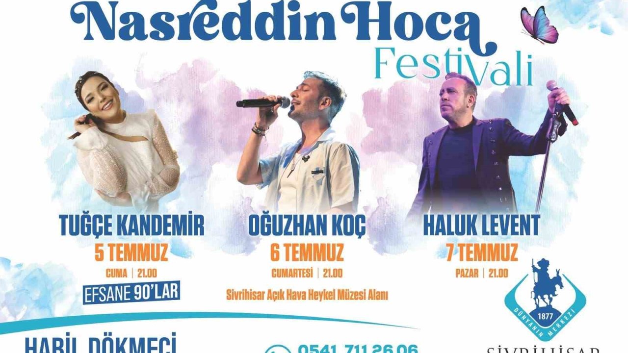 Sivrihisar Uluslararası Nasreddin Hoca Kültür ve Sanat Festivali için hazırlıklar tamamlandı