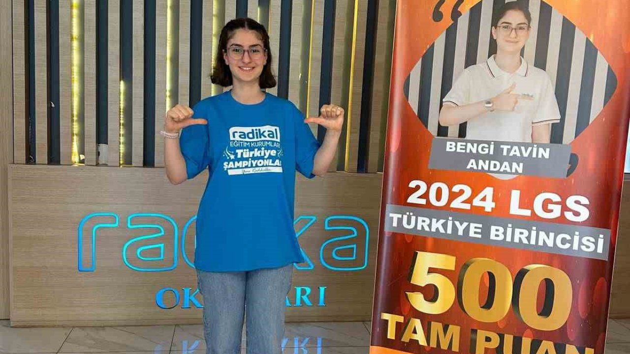 Diyarbakırlı öğrenci LGS’de 500 tam puan aldı