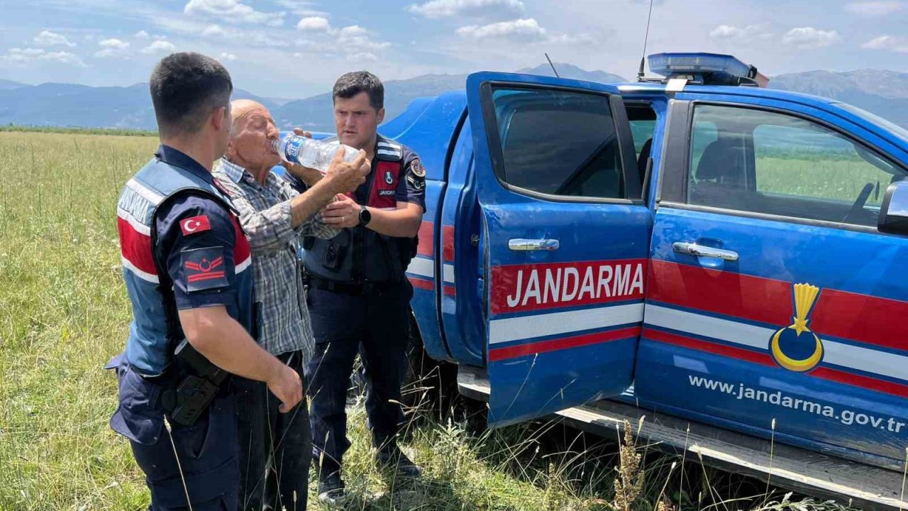 Kayıp olarak aranan 78 yaşındaki adamı jandarma buldu