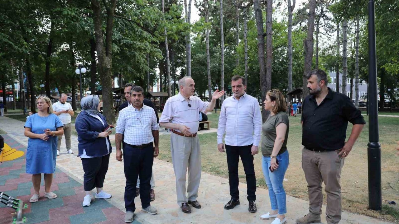 Başkan Özlü’den çalışmalara yerinde inceleme