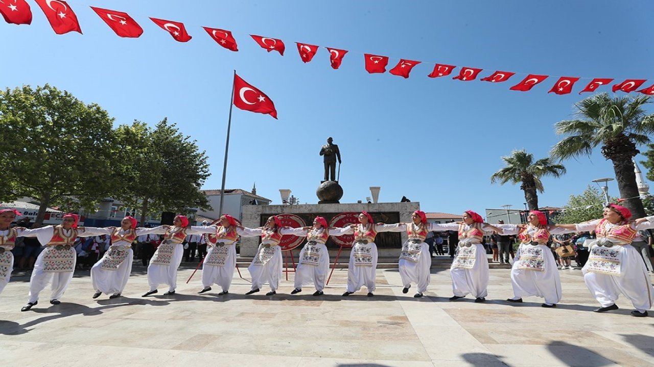 Atatürk’ün Urla’ya gelişinin yıl dönümü coşkuyla kutlandı