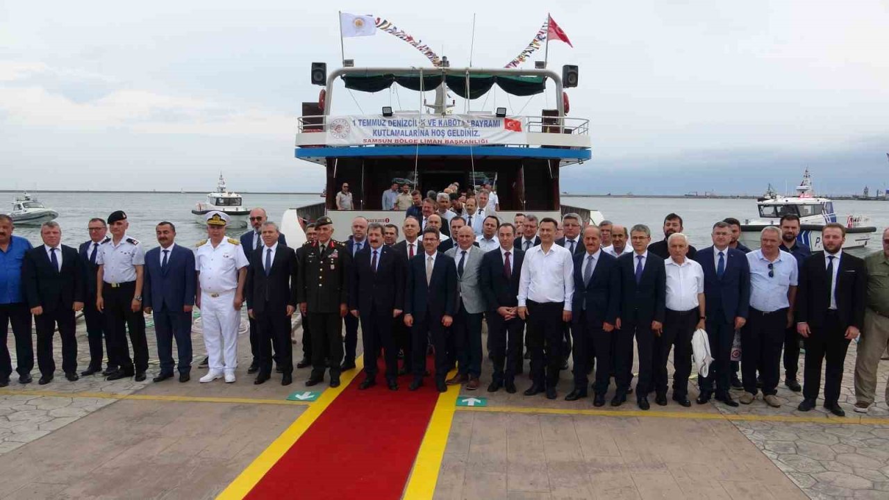 Samsun’da Denizcilik ve Kabotaj Bayramı kutlaması