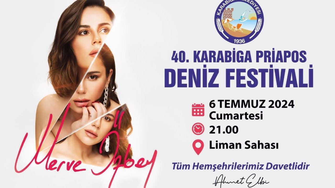 40. Karabiga Priapos Deniz Festivali coşkuyla kutlanacak