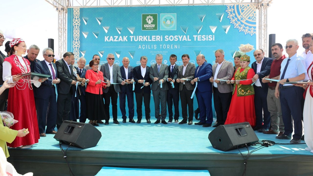 İsmil Kazak Türkleri sosyal tesisi açıldı