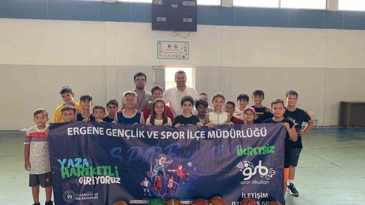 Ergene’de yaz spor okulları başladı