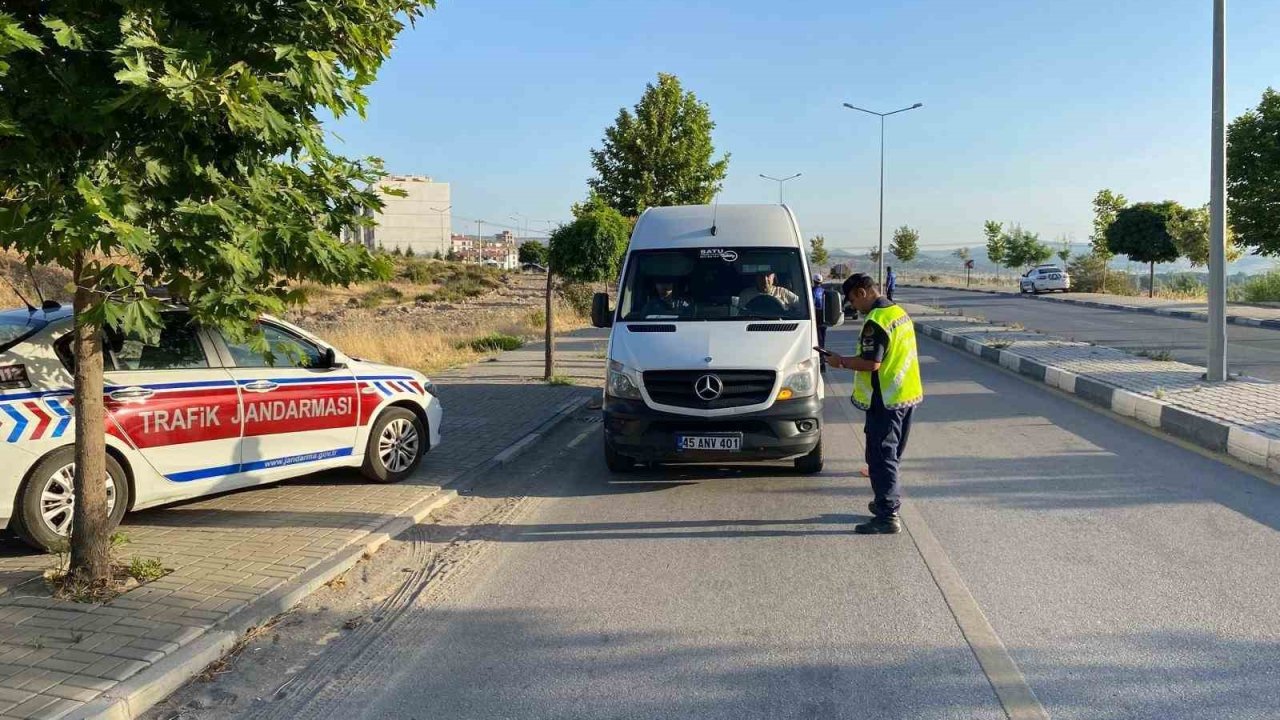 Manisa Jandarmasından özel trafik denetimi