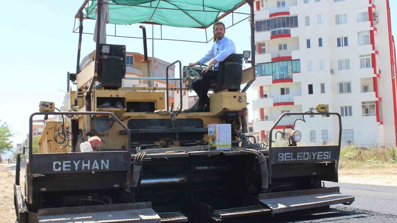 Ceyhan’da hurdaya ayrılan asfalt dökme makinesi onarılarak belediyeye kazandırıldı