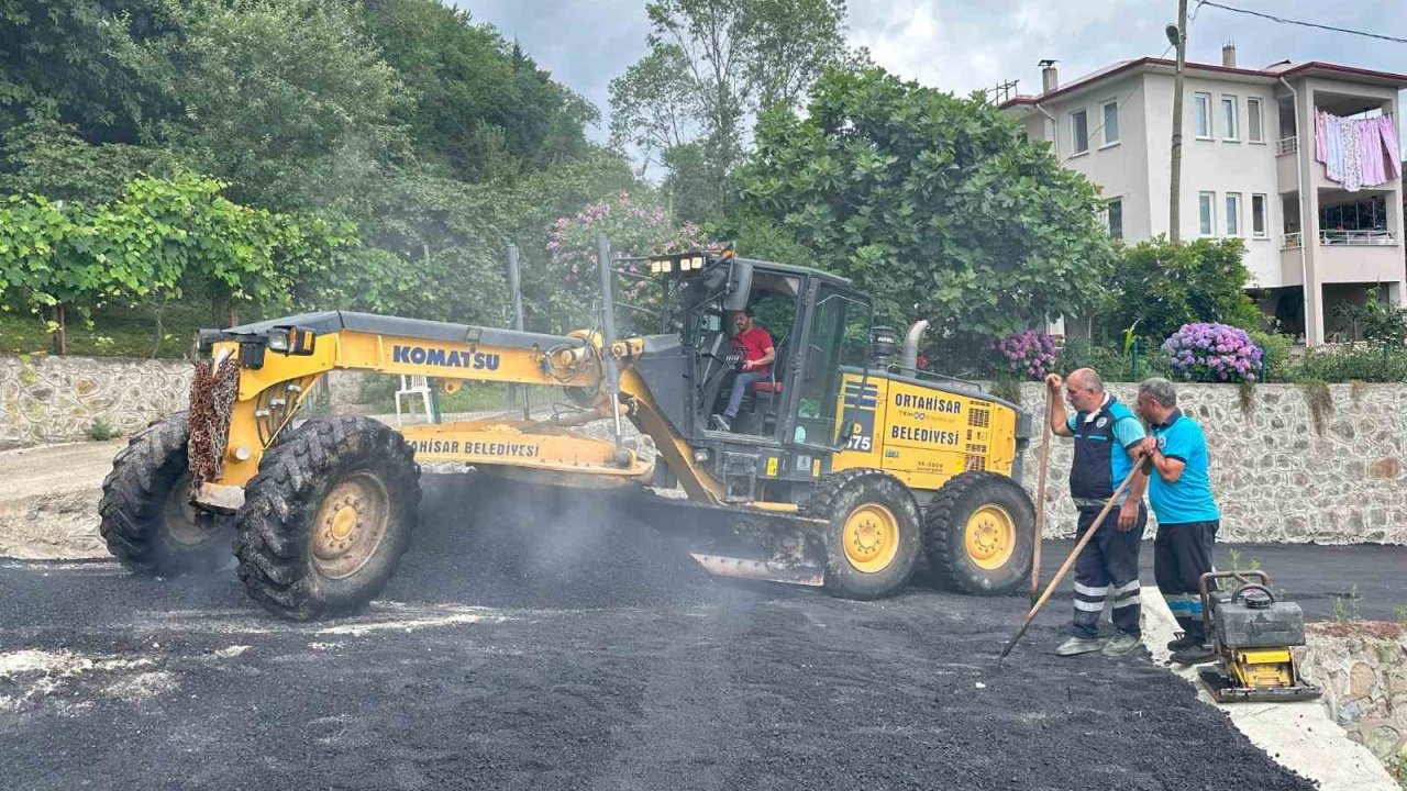 Kelebek hastası Ayşenur için 120 metrelik beton yol asfaltlandı