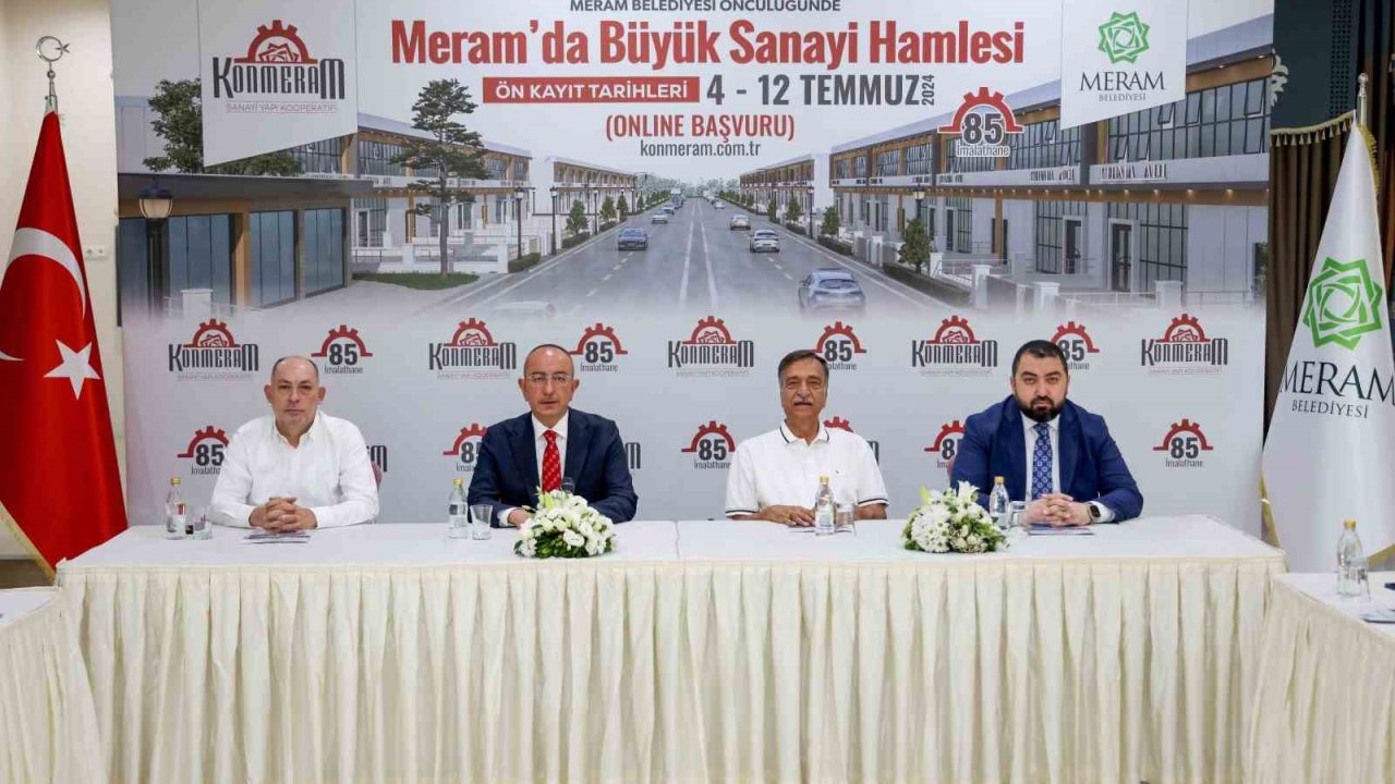 Meram’dan büyük sanayi hamlesi