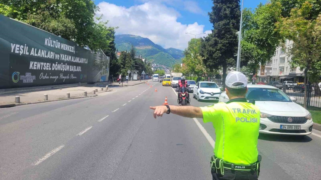 Ordu’da bir haftada 14 binden fazla araç ve sürücüsü denetlendi