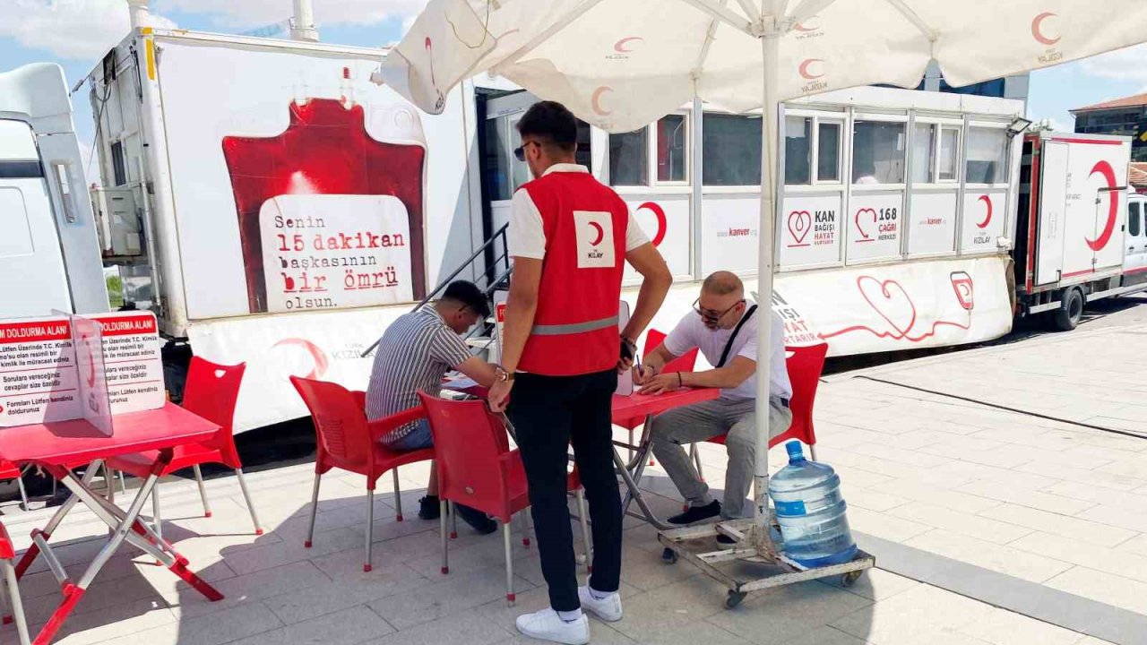 Kulu’da kan bağışı kampanyası