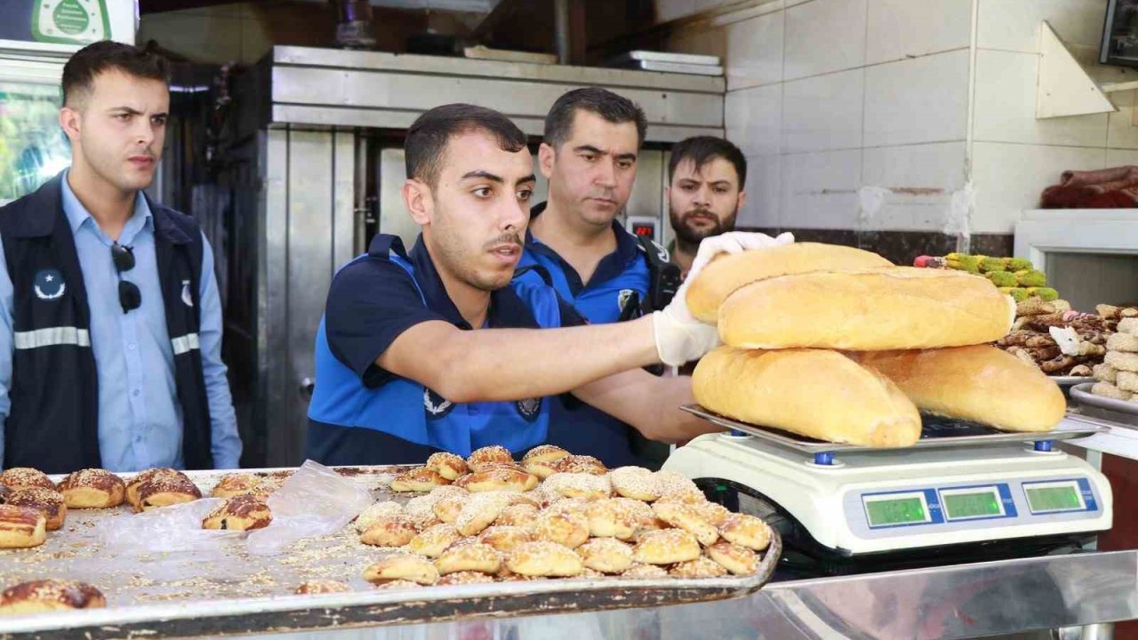 Haliliye zabıtasından fırınlara gramaj ve baca denetimi