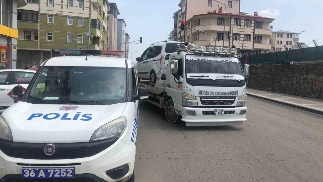 Kars’ta trafik kazası: 1 yaralı