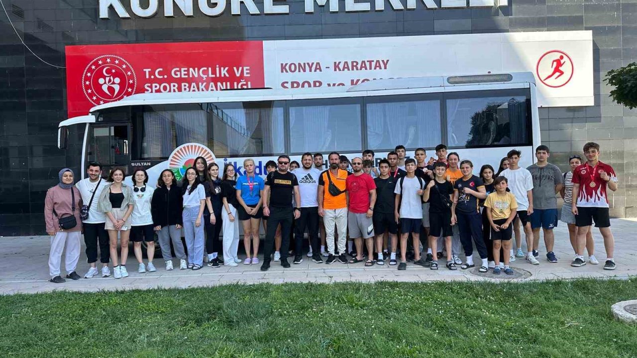 İlkadımlı sporcular, Konya’dan 18 madalyayla döndü