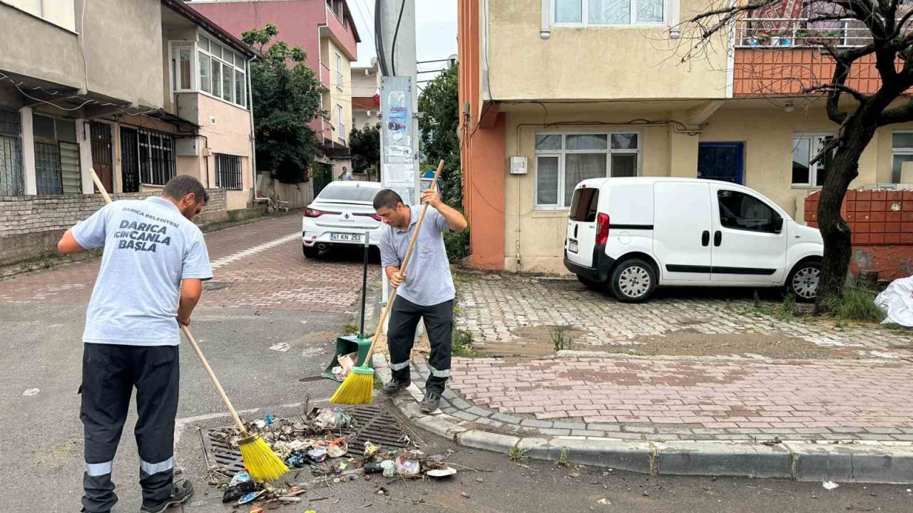 Darıca Belediyesi sel tehlikesine karşı teyakkuzda