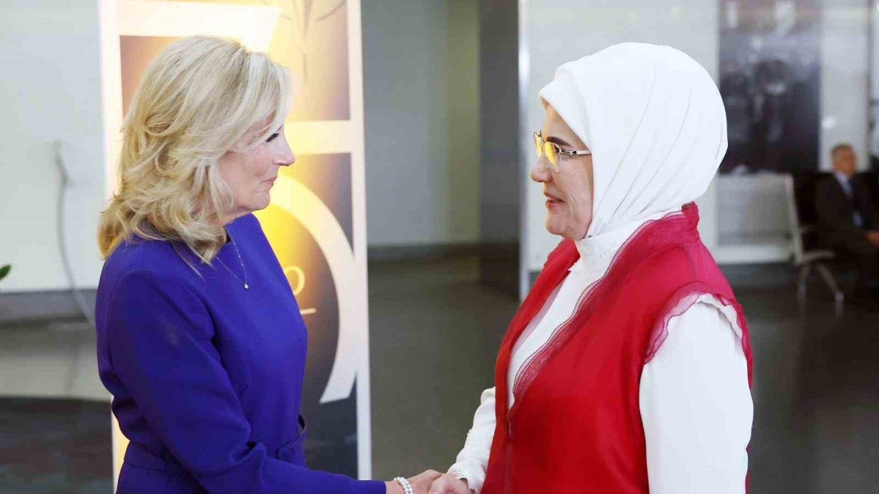 Emine Erdoğan, Jill Biden’ın ev sahipliğindeki resepsiyona katıldı