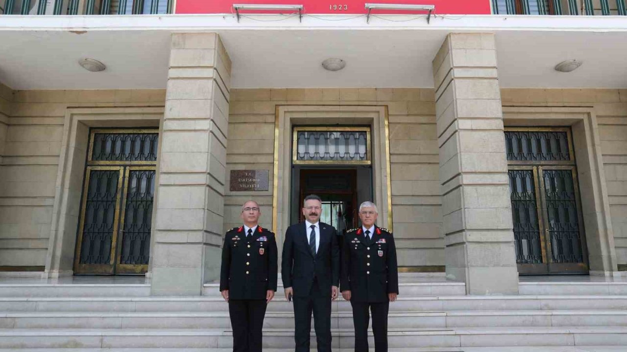 Jandarma Genel Komutanı Orgeneral Arif Çetin, Vali Aksoy’u ziyaret etti