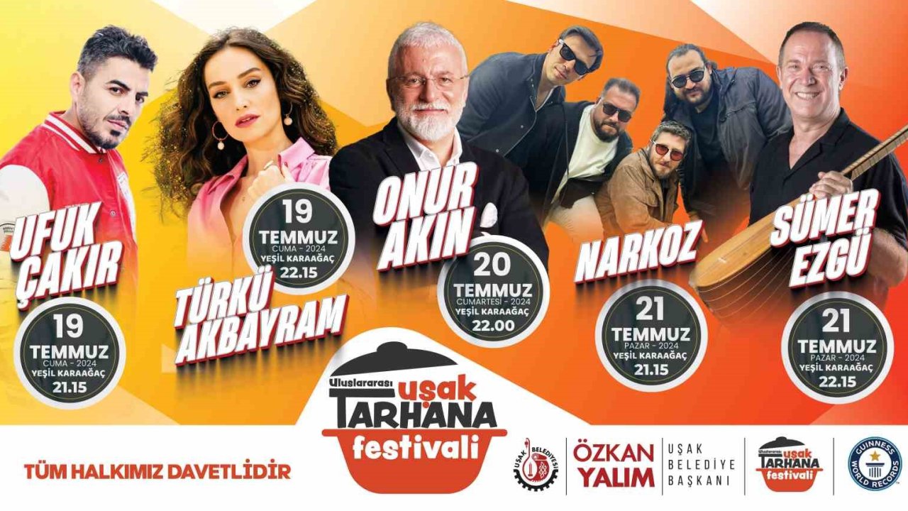 Uluslararası Uşak Tarhana Festivali için geri sayım başladı