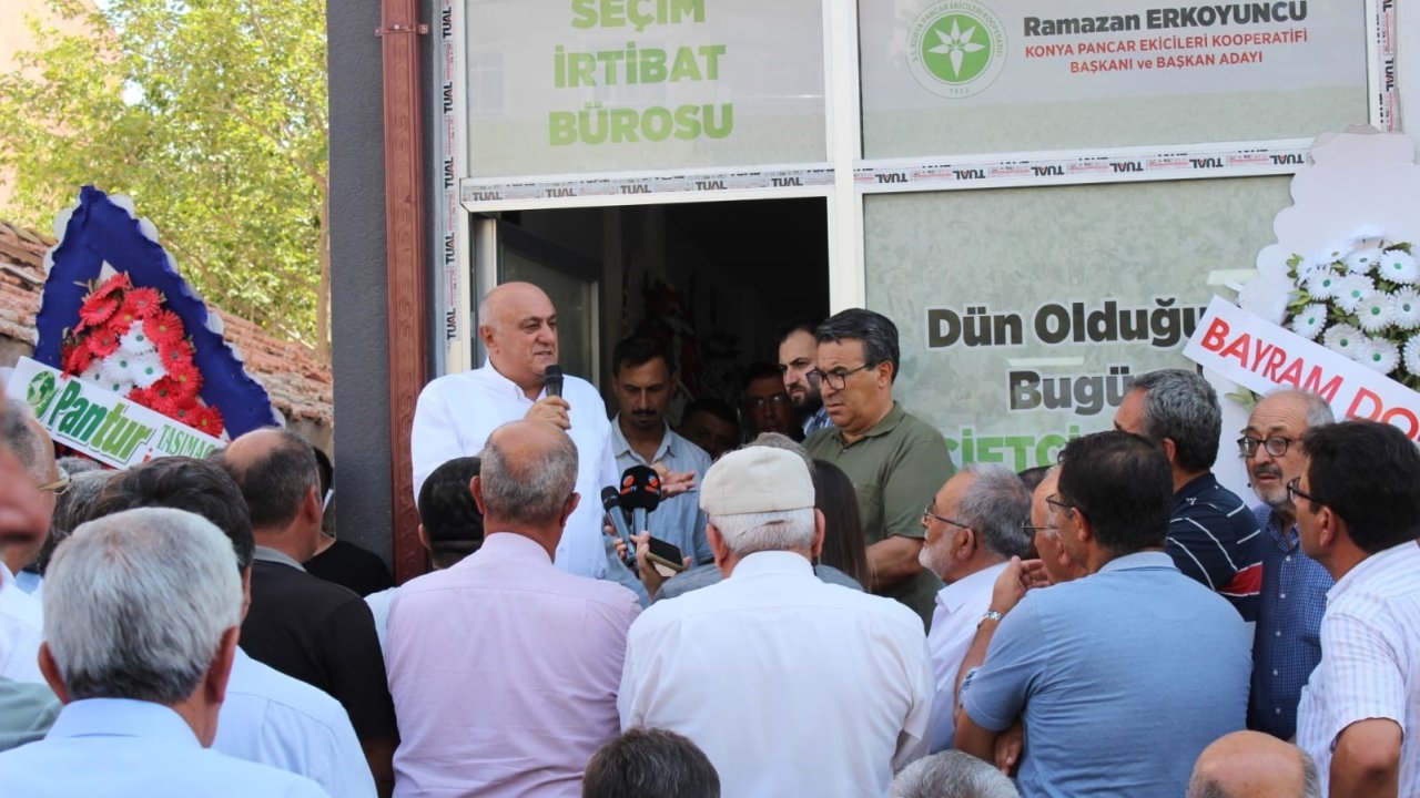 Başkan Erkoyuncu seçim bürosunu açtı