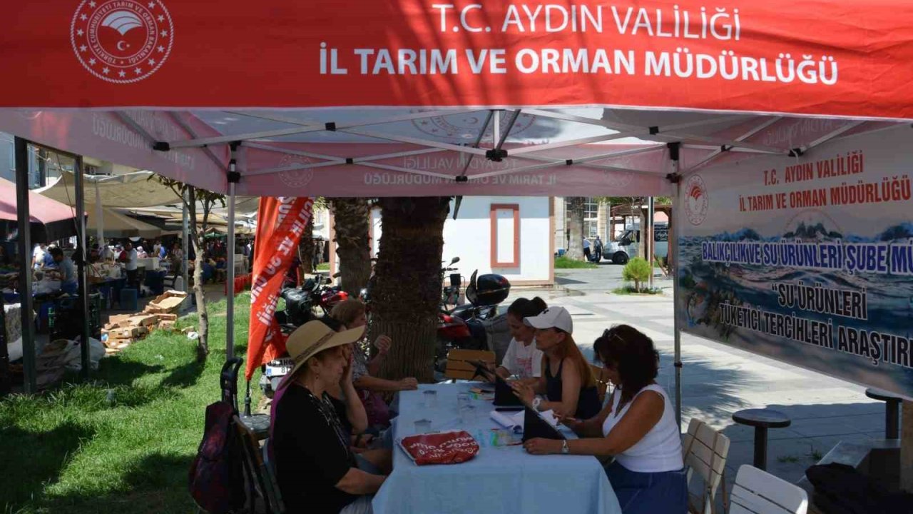 Germencik’te su ürünleri tüketici anketi yapıldı