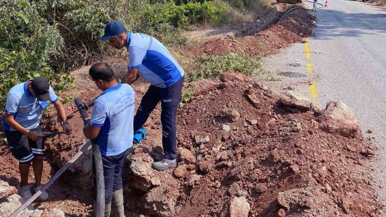 Gökben Mahallesinin içme suyu hatları değişti