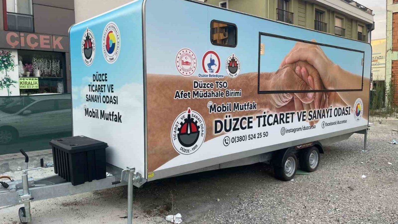 Düzce TSO’dan afetlerde kullanılmak için mobil mutfak