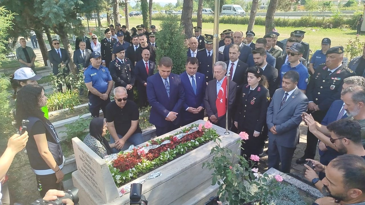 15 Temmuz şehidi mezarı başında anıldı