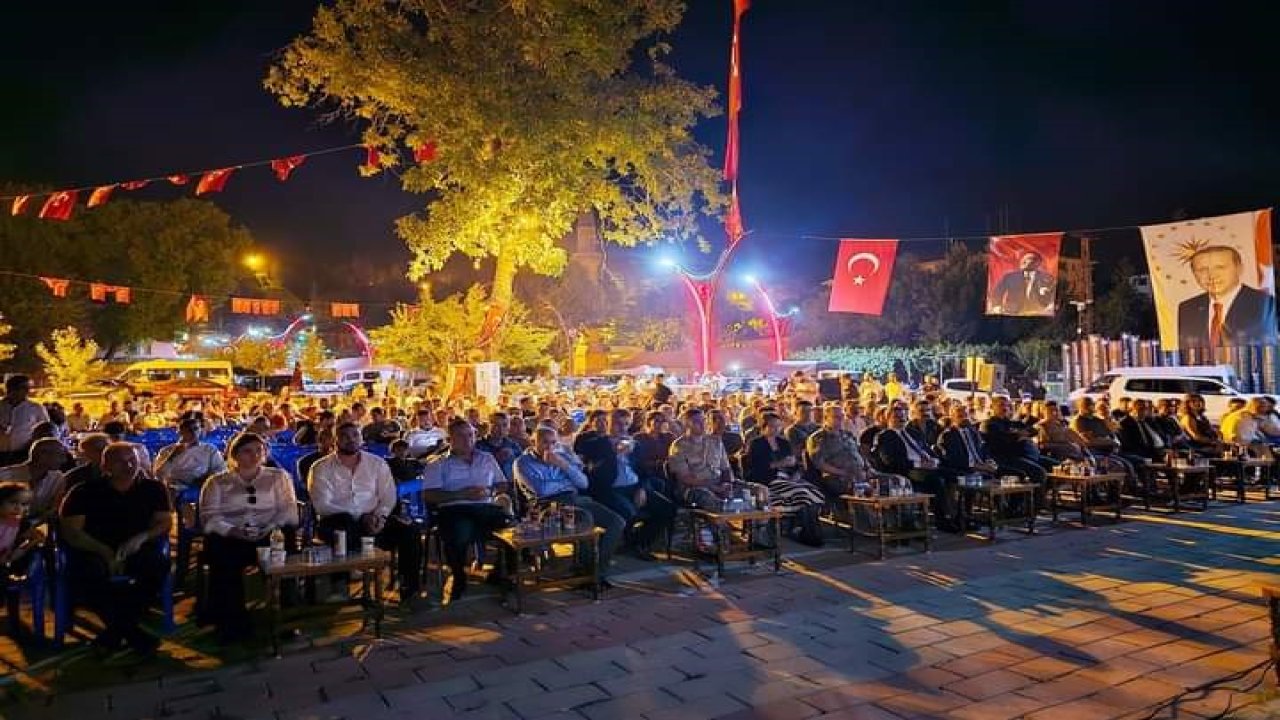 Çukurca da 15 Temmuz şehitleri için etkinlik düzenlendi