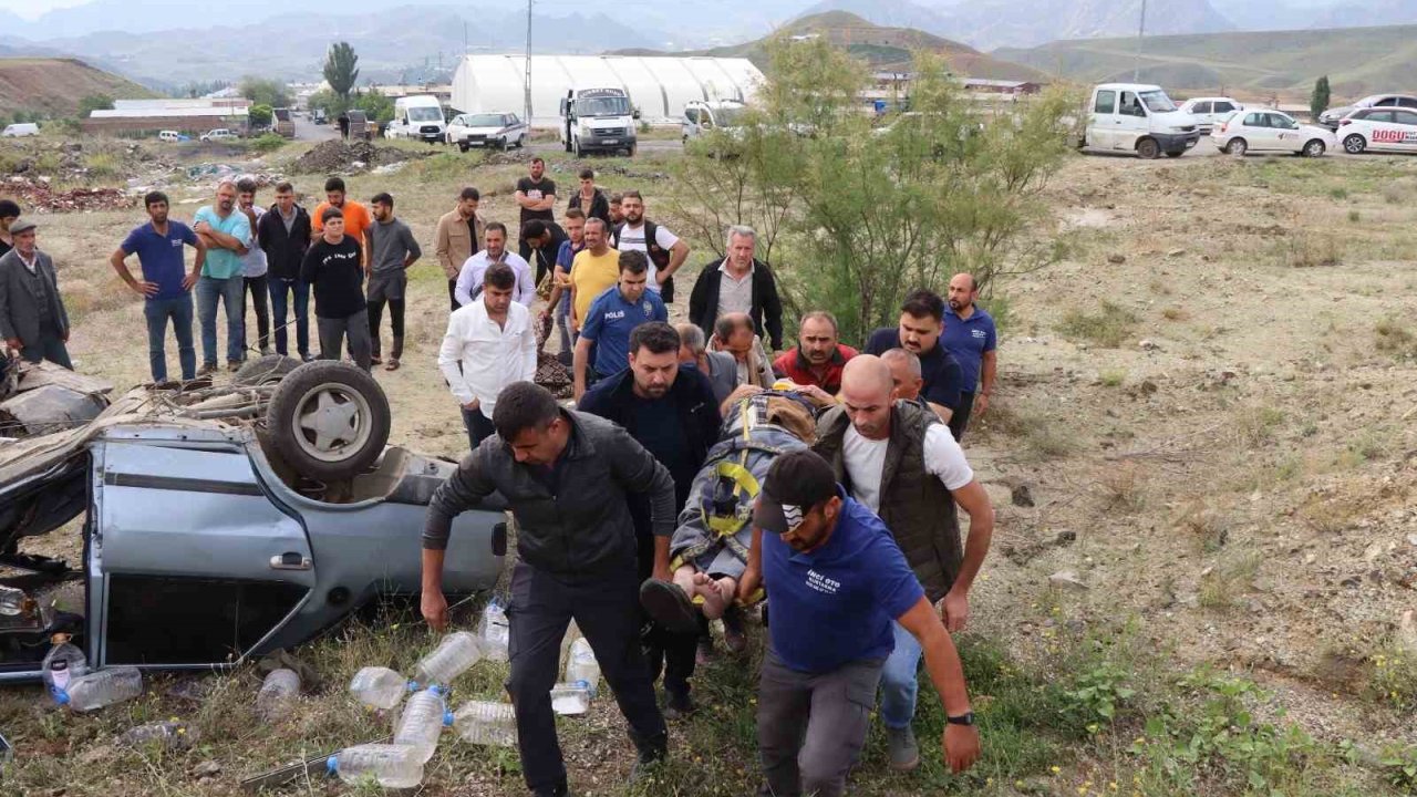 Erzurum’da trafik kazası: 3 yaralı