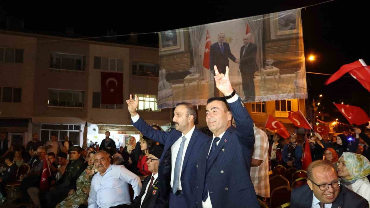 Bünyan’da Milli Birlik ve Demokrasi ruhu yoğun katılımla yeniden yaşandı