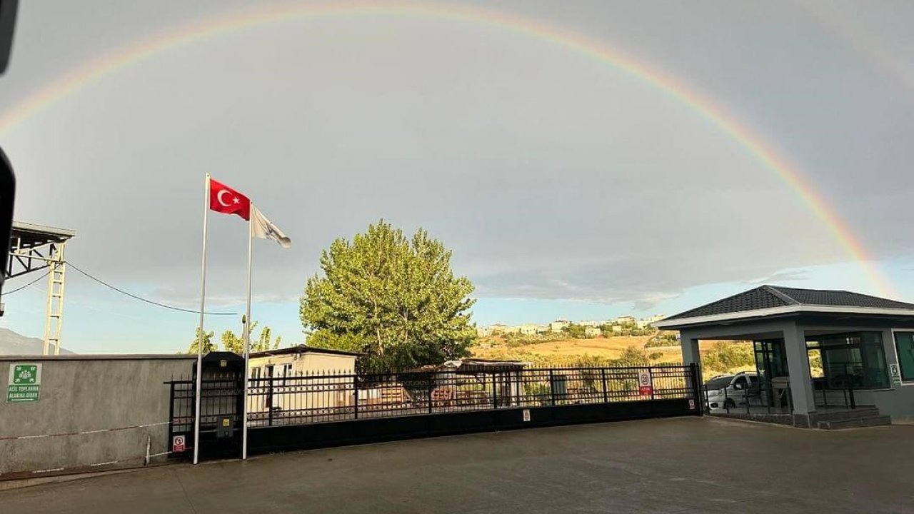 Kahramanmaraş’ta gökkuşağı şöleni