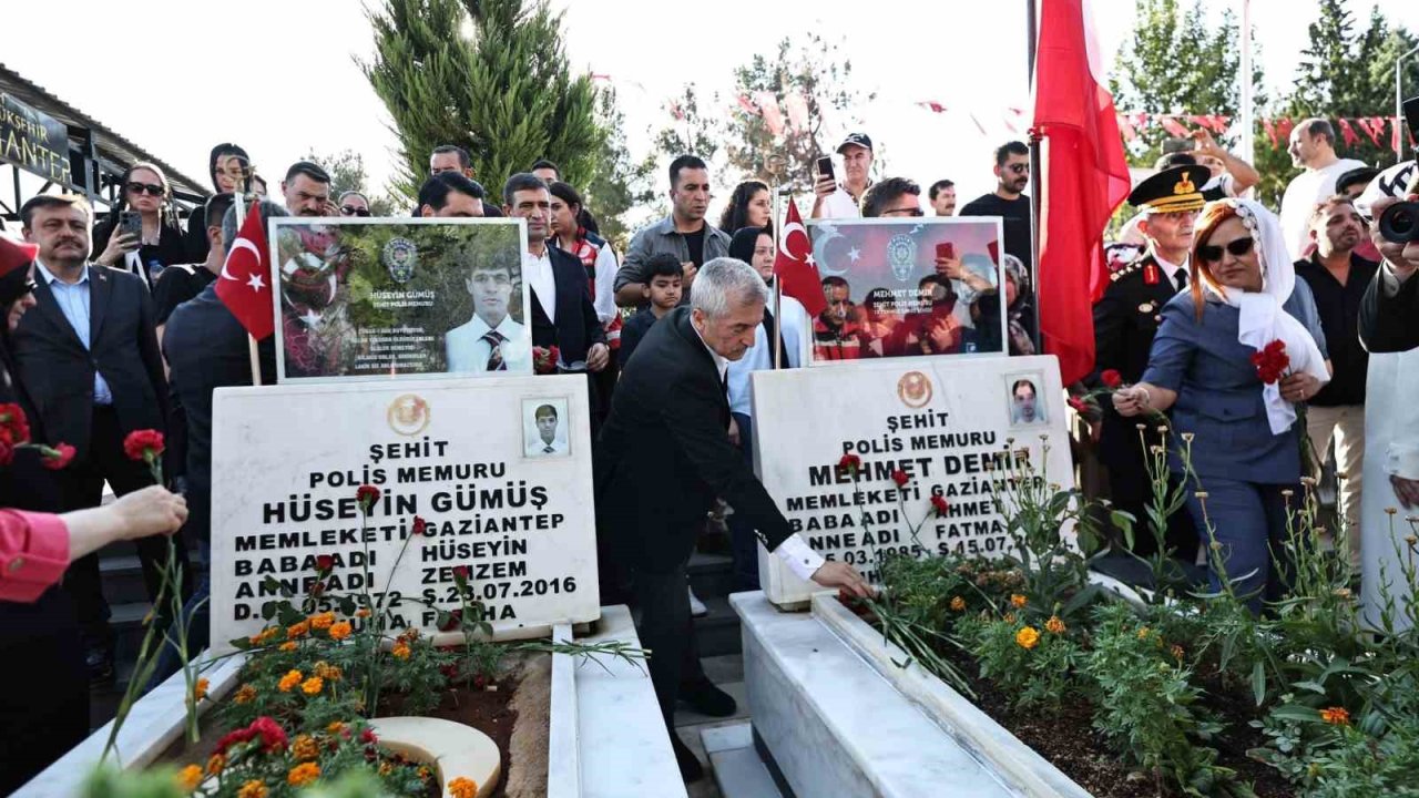 Tahmazoğlu 15 Temmuz şehitlerini ve şehit ailelerini unutmadı